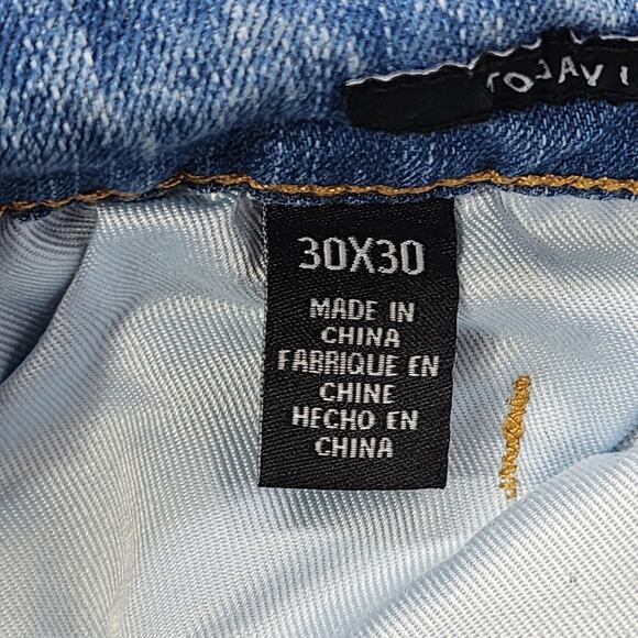 Kenneth Cole New York Jeans Mens 30X30 Blue Slim Fit Stretch Denim Casual Preppy - Picture 9 of 14